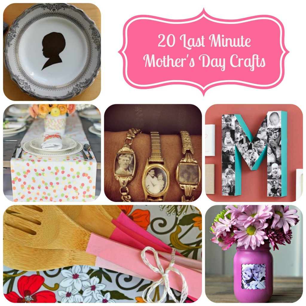 Last Minute Mothers Day Gift Ideas
 20 Last Minute Mother s Day Crafts