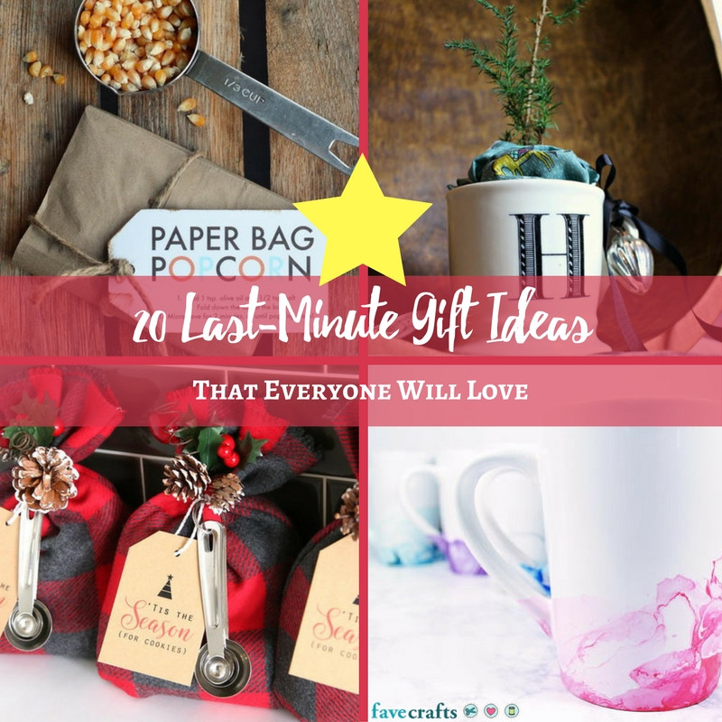 Last Minute Wedding Gift Ideas
 20 Last Minute Gift Ideas That Everyone Will Love FaveCrafts