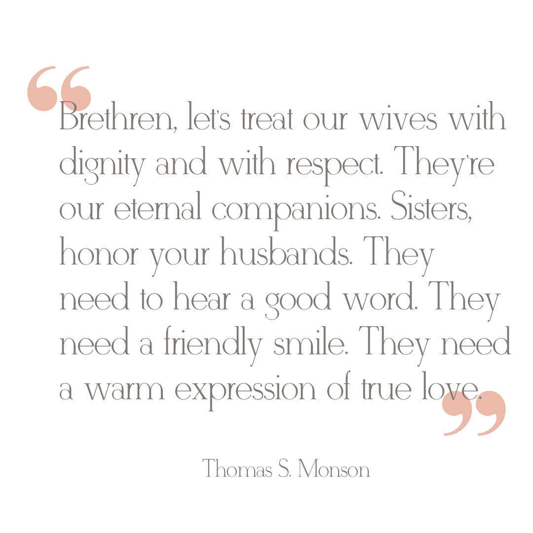 Lds Marriage Quotes
 LDS Marriage Advice from President Thomas S Monson