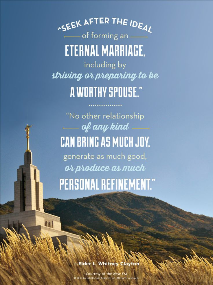 Lds Marriage Quotes
 ETERNAL MARRIAGE QUOTES LDS image quotes at relatably
