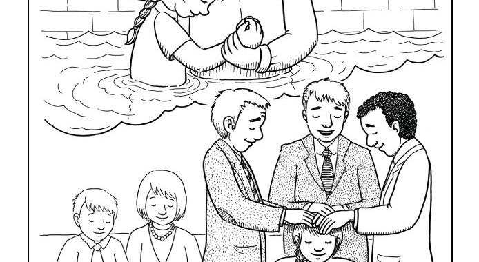 Lds Printable Coloring Pages Boys Confirmation
 Lds clipart baptism collection