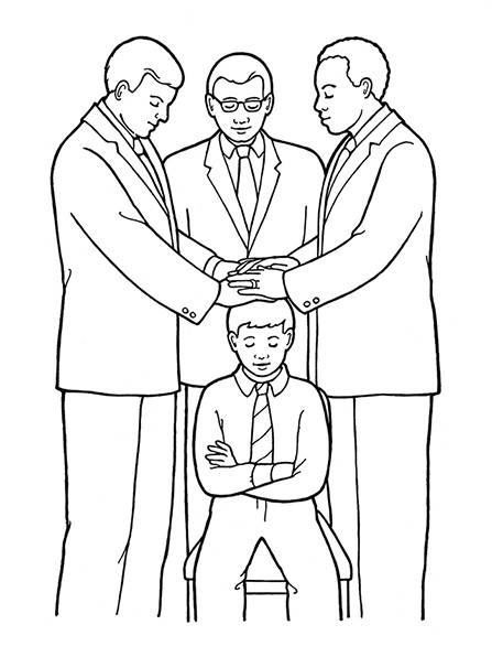 Lds Printable Coloring Pages Boys Confirmation
 Young Boy Confirmation