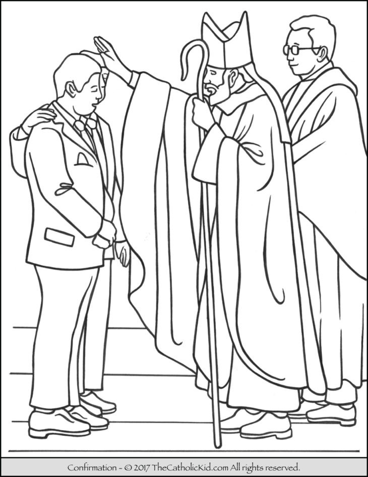 Lds Printable Coloring Pages Boys Confirmation
 The Catholic Kid Catholic Coloring Pages and Games for