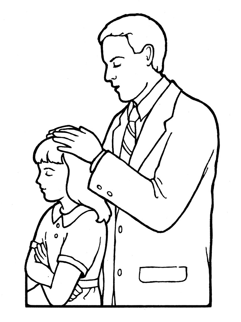 Lds Printable Coloring Pages Boys Confirmation
 Girl Confirmation