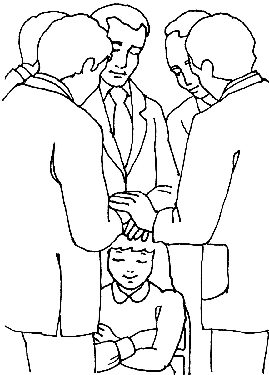 Lds Printable Coloring Pages Boys Confirmation
 Priesthood Blessing