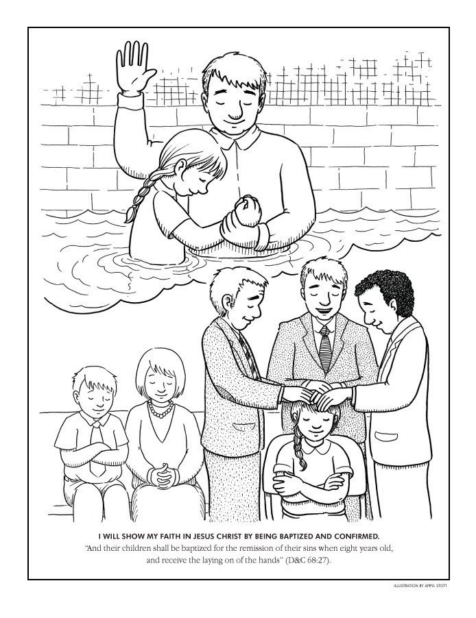 Lds Printable Coloring Pages Boys Confirmation
 Coloring Pages