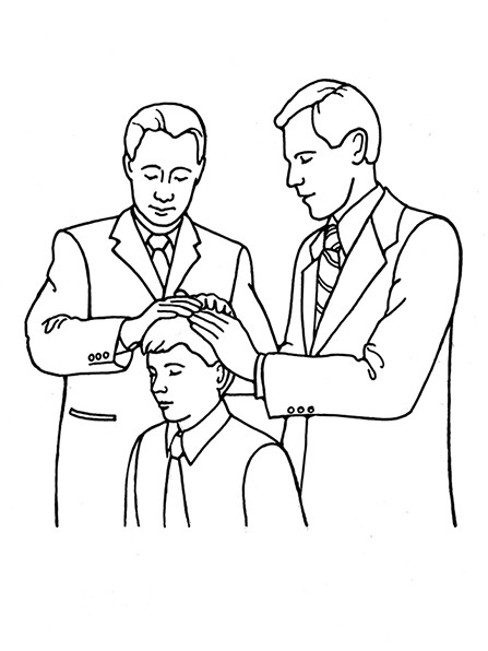 Lds Printable Coloring Pages Boys Confirmation
 Melchizedek Priesthood Ordination