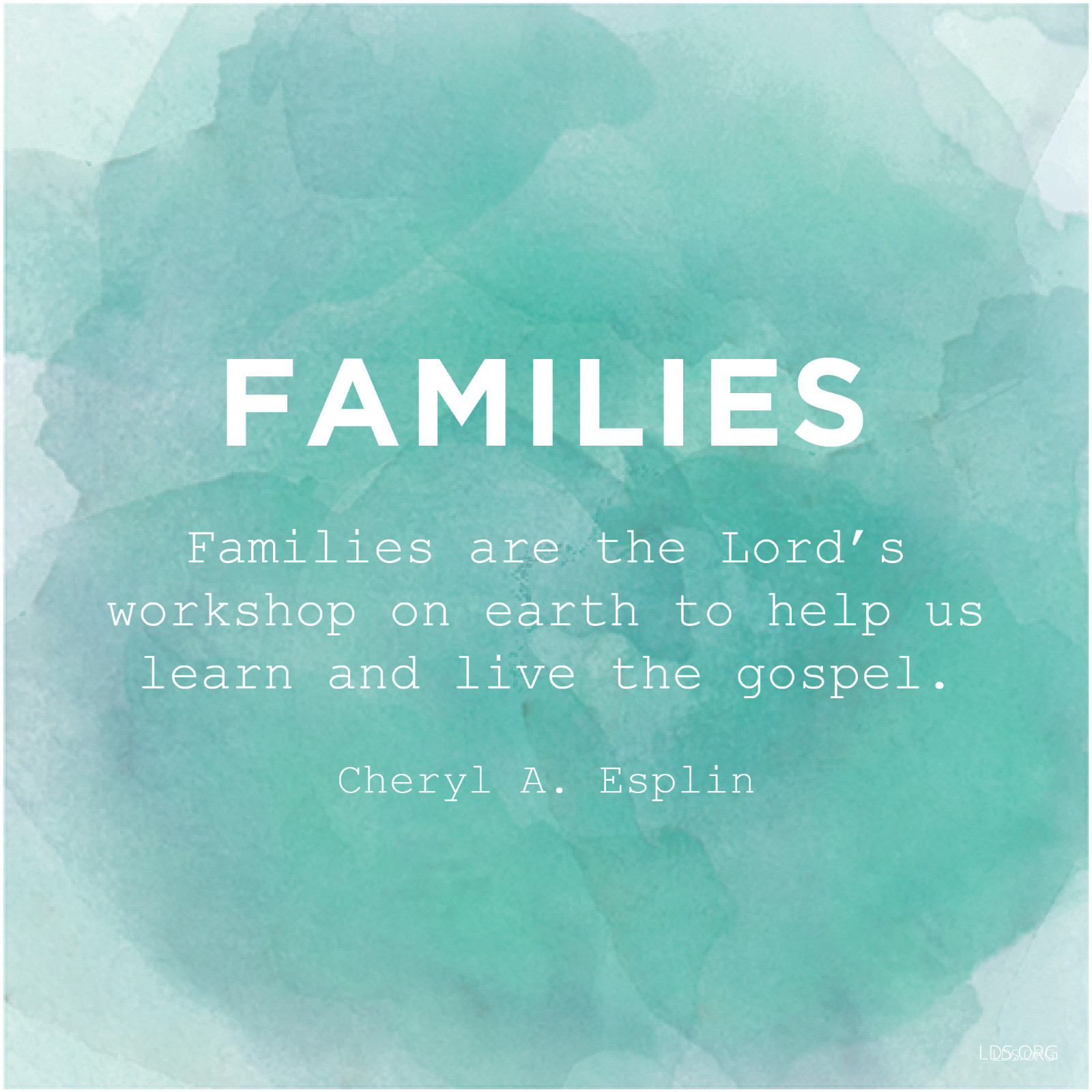 Lds Quote On Family
 Families