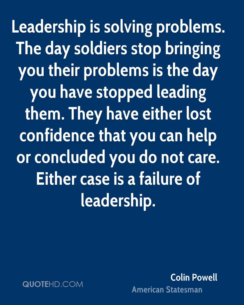 Leadership Quote Of The Day
 Colin Powell Quotes QuotesGram