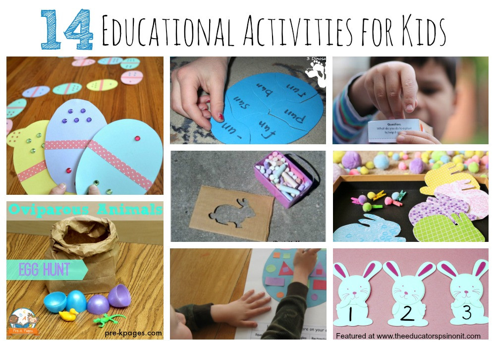 Learning Crafts For Toddlers
 The Educators Spin It 14 Easter Learning Activities
