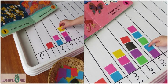 Learning Crafts For Toddlers
 Learning to Count Activity
