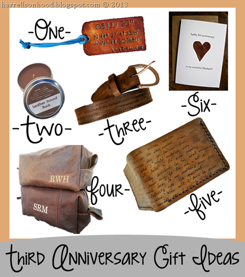 Leather Anniversary Gift Ideas For Him
 third anniversary leather t ideas for him etsy finds