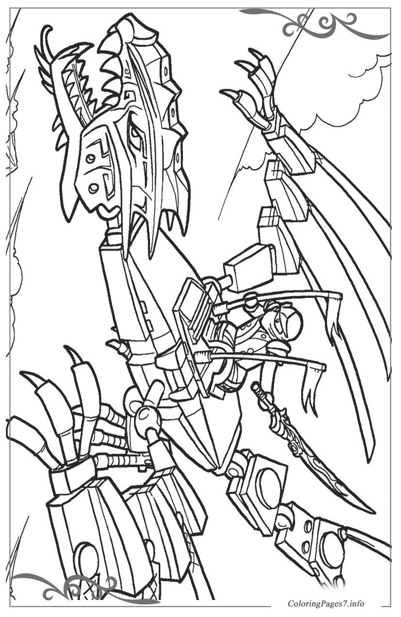 Lego Coloring Pages For Boys
 Lego Ninjago Printable coloring Pages for boys
