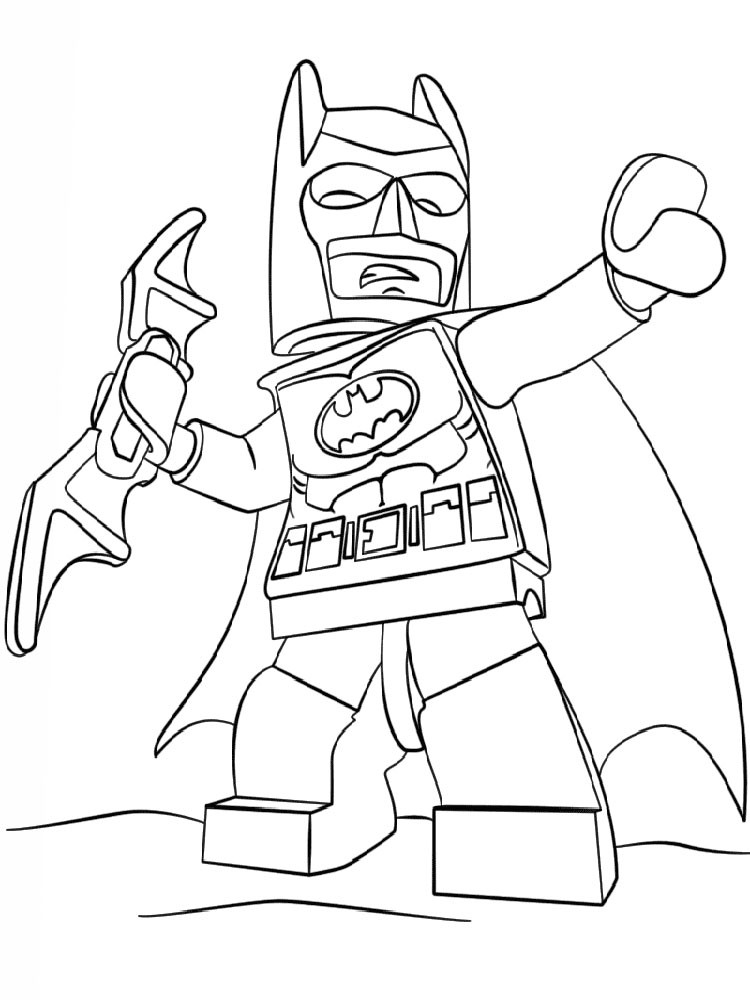 Lego Coloring Pages For Boys
 Lego Batman coloring pages Free Printable Lego Batman
