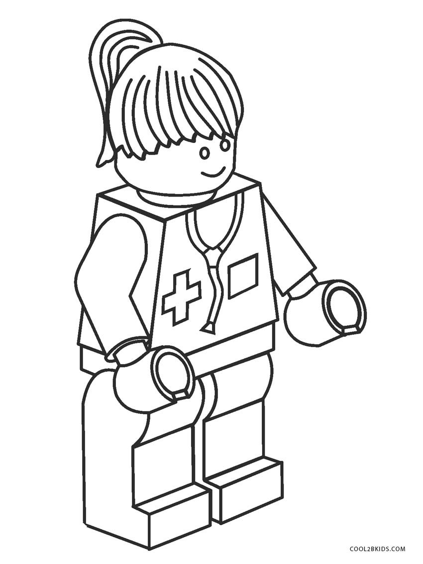 Lego Printable Coloring Pages
 Free Printable Lego Coloring Pages For Kids