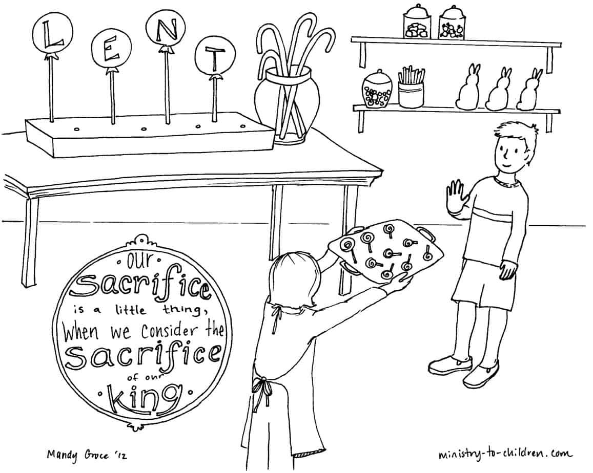 Lent Coloring Pages
 Lent Lessons & Activities for Sunday School