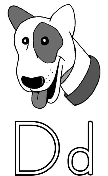 Letter D Coloring Pages For Toddlers
 The Letter D Coloring Page for Kids Free Printable Picture