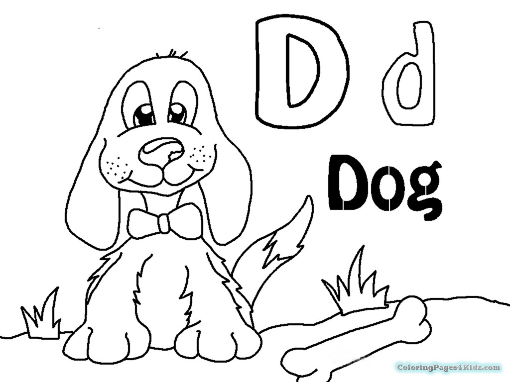 Letter D Coloring Pages For Toddlers
 Customize Coloring Pages With The Letter D It