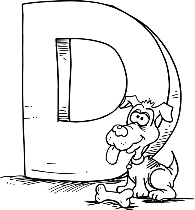 Letter D Coloring Pages For Toddlers
 Letter D Coloring Pages