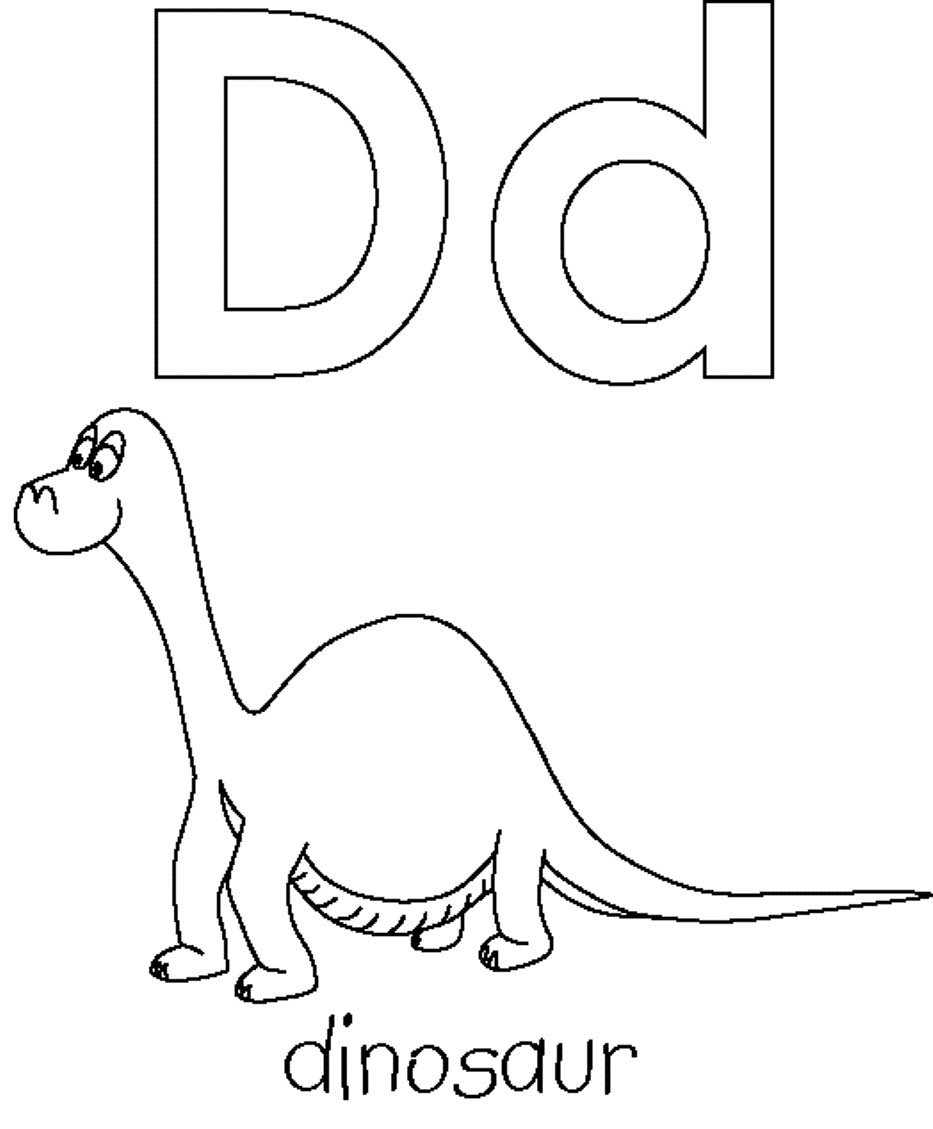 Letter D Coloring Pages For Toddlers
 printable letter d coloring pages