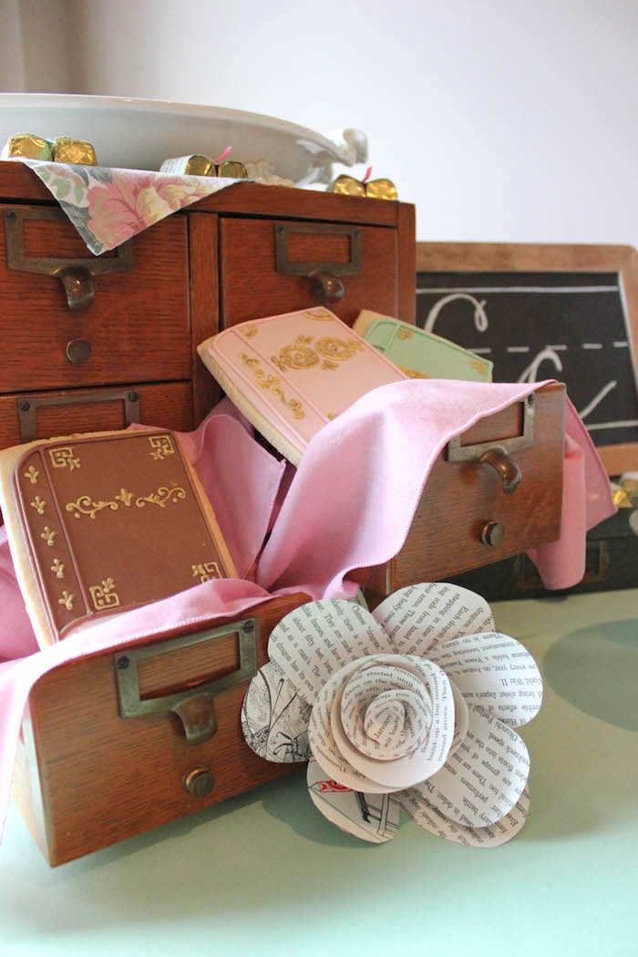 Librarian Retirement Party Ideas
 Kara s Party Ideas Librarian Book Themed Retirement Party