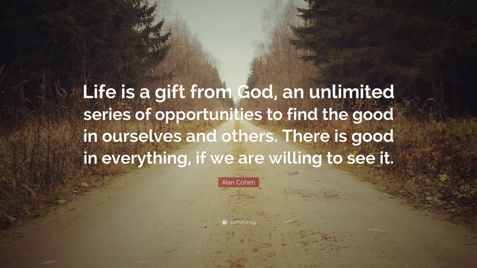 Life Is A Gift Quotes
 Alan Cohen Quote “Life is a t from God an unlimited