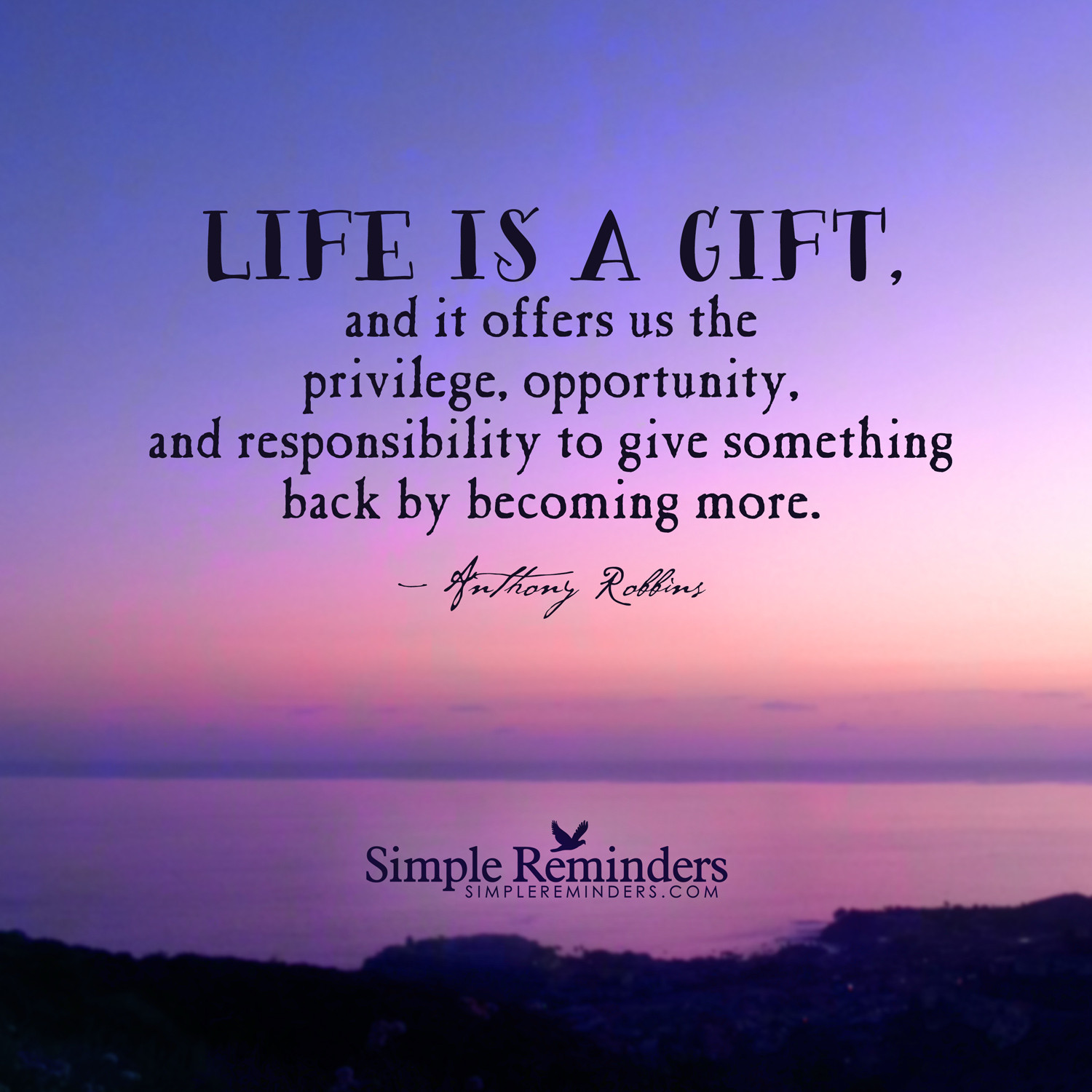 Life Is A Gift Quotes
 inspired