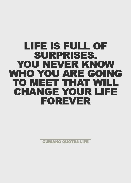 Life Is Full Of Surprises Quotes
 Best 25 Love birthday quotes ideas on Pinterest