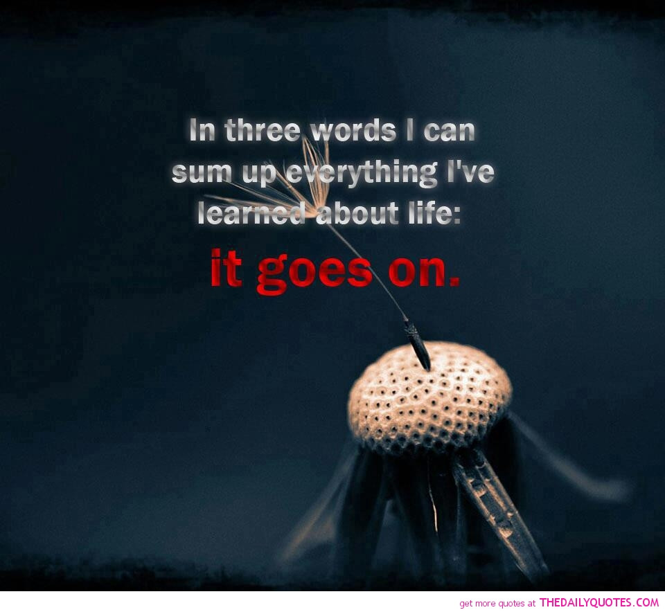 Life Quotes And Sayings
 Life Goes Quotes And Sayings QuotesGram