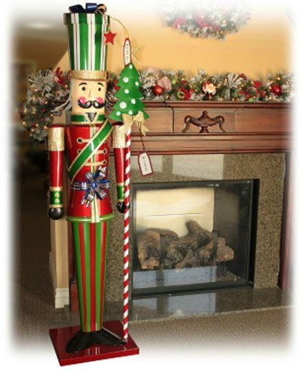 Life Size Nutcracker DIY
 New life size over 6 tall christmas holiday metal toy