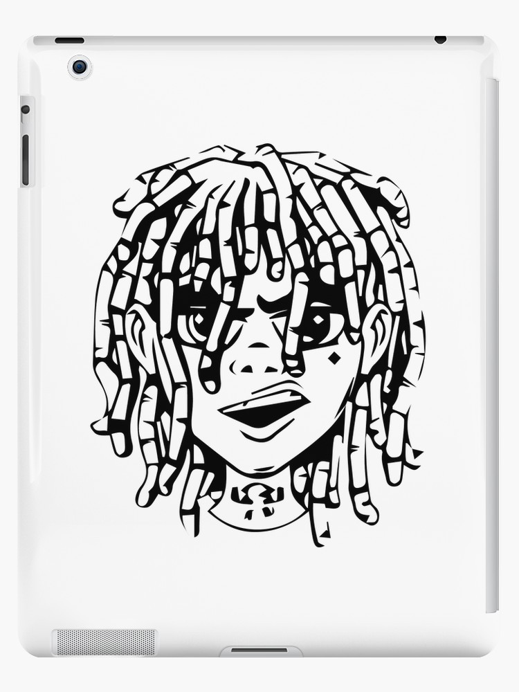 Lil Pump Coloring Pages
 "Lil Pump" iPad Cases & Skins by danibreann