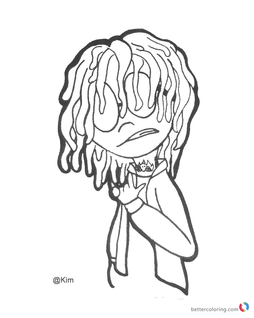 Lil Pump Coloring Pages
 Lil Pump Cartoon Coloring Pages Free Printable Coloring