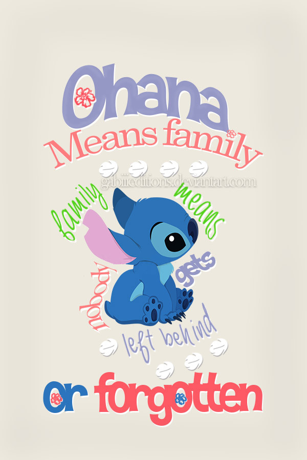 Lilo And Stitch Quotes Family
 Stitch Quotes QuotesGram