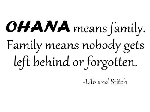 Lilo And Stitch Quotes Family
 Ohana Means Family Lilo And Stitch Quotes QuotesGram