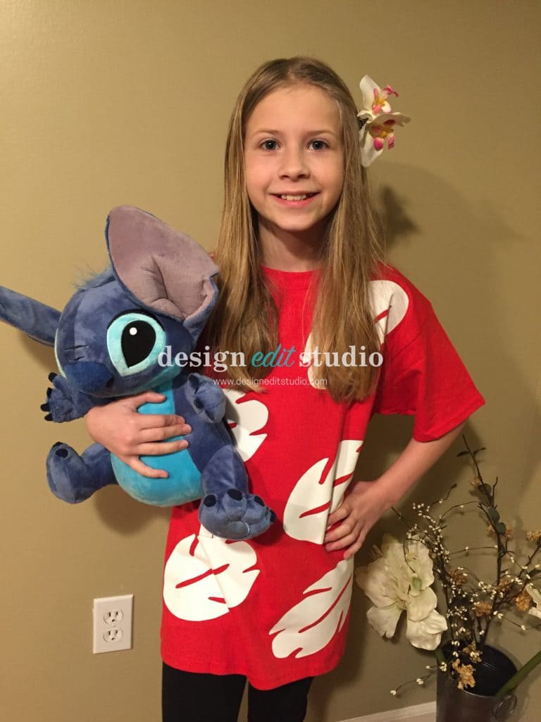 Lilo Costume DIY
 Disney Inspired DIY Lilo & Stitch Costume for Halloween