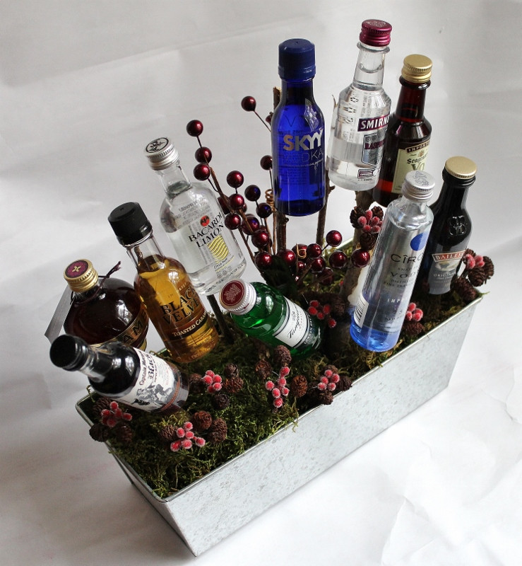 Liquor Gift Basket Ideas
 A Gift Basket of Booze