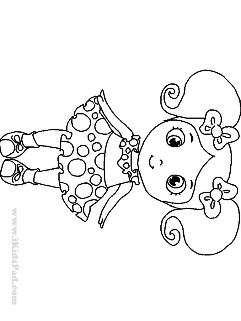 Little Girls Coloring Pages
 Little Girl Coloring Pages Printable AZ Coloring Pages