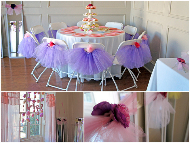 Little Girls Tea Party Ideas
 Pink Purple Ballerina Tea Party