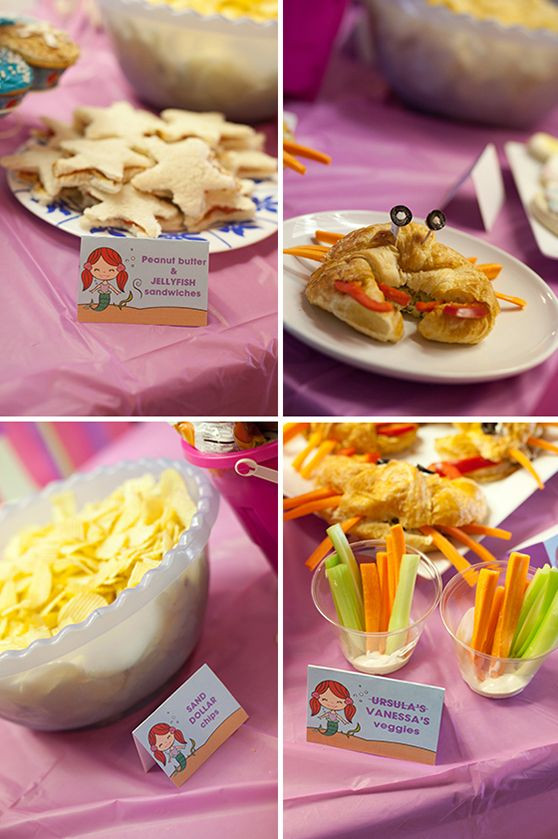 Little Mermaid Birthday Party Food Ideas
 Best 25 Ariel party food ideas on Pinterest