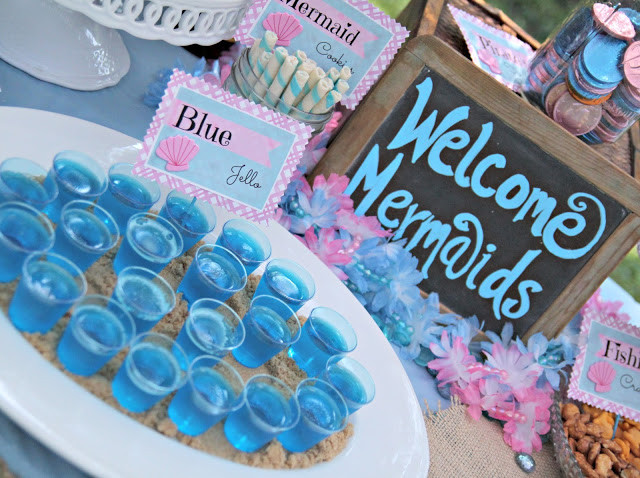 Little Mermaid Birthday Party Food Ideas
 Mermaid Under the Sea 4th Birthday Party with Free