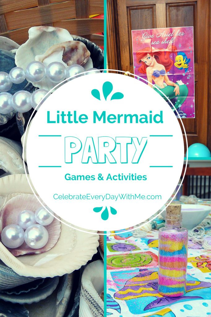 Little Mermaid Birthday Party Ideas Games
 17 Best ideas about Mermaid Party Games on Pinterest