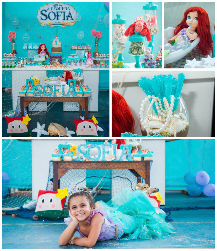 Little Mermaid Birthday Party Ideas Games
 Kara s Party Ideas The Little Mermaid themed birthday