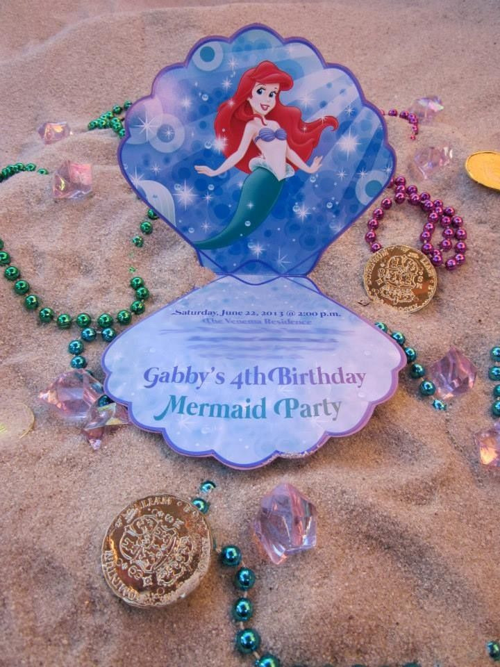 Little Mermaid Party Invitation Ideas
 Best 25 Little mermaid invitations ideas on Pinterest