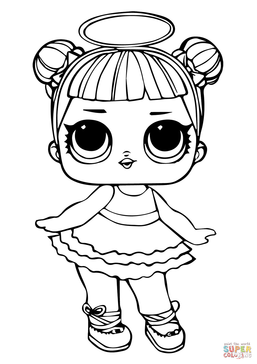 Lol Doll Coloring Pages Printable
 LOL Doll Sugar coloring page