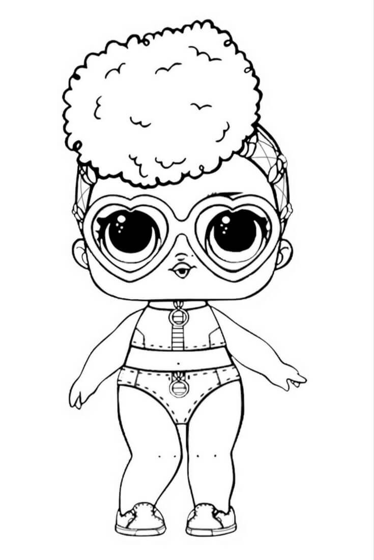 Lol Doll Coloring Pages Printable
 40 Free Printable LOL Surprise Dolls Coloring Pages
