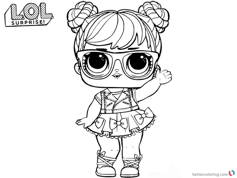 Lol Doll Coloring Pages Printable
 LOL Coloring Pages Big eyes doll Free Printable Coloring