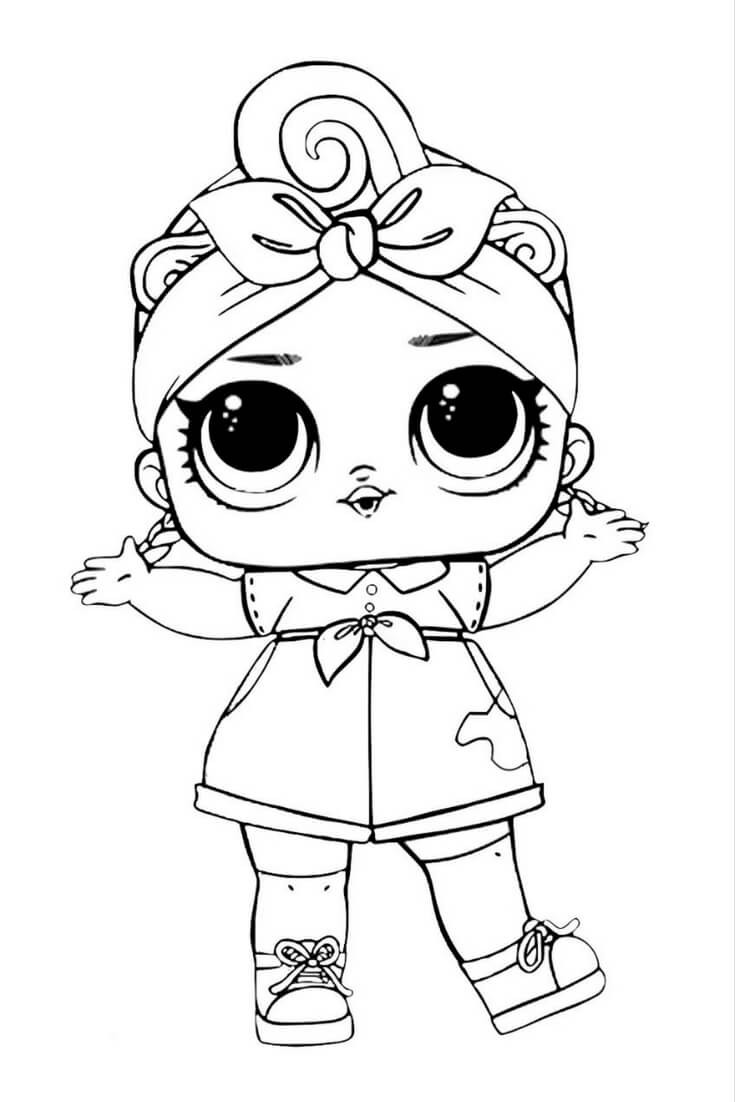 Lol Doll Coloring Pages Printable
 40 Free Printable LOL Surprise Dolls Coloring Pages
