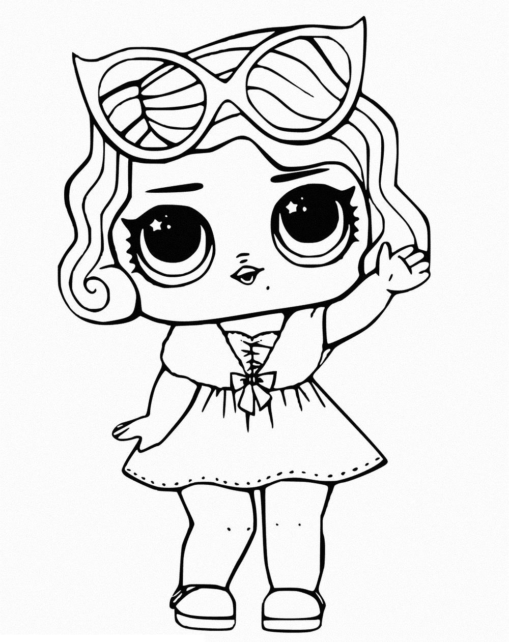Lol Printable Coloring Pages
 LOL Surprise Dolls Coloring Pages Print Them for Free