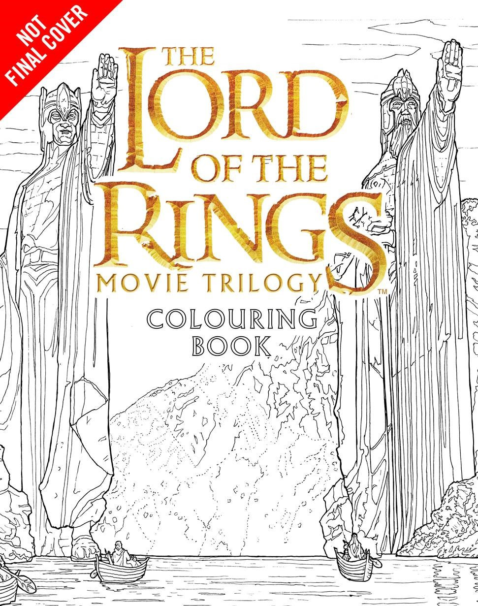 Lord Of The Rings Coloring Book
 New merch Lord of the Rings movie colouring book