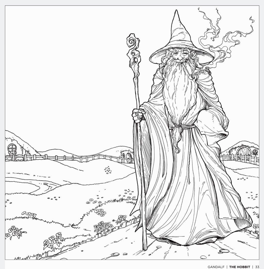 Lord Of The Rings Coloring Book
 Lord The Rings Coloring Book